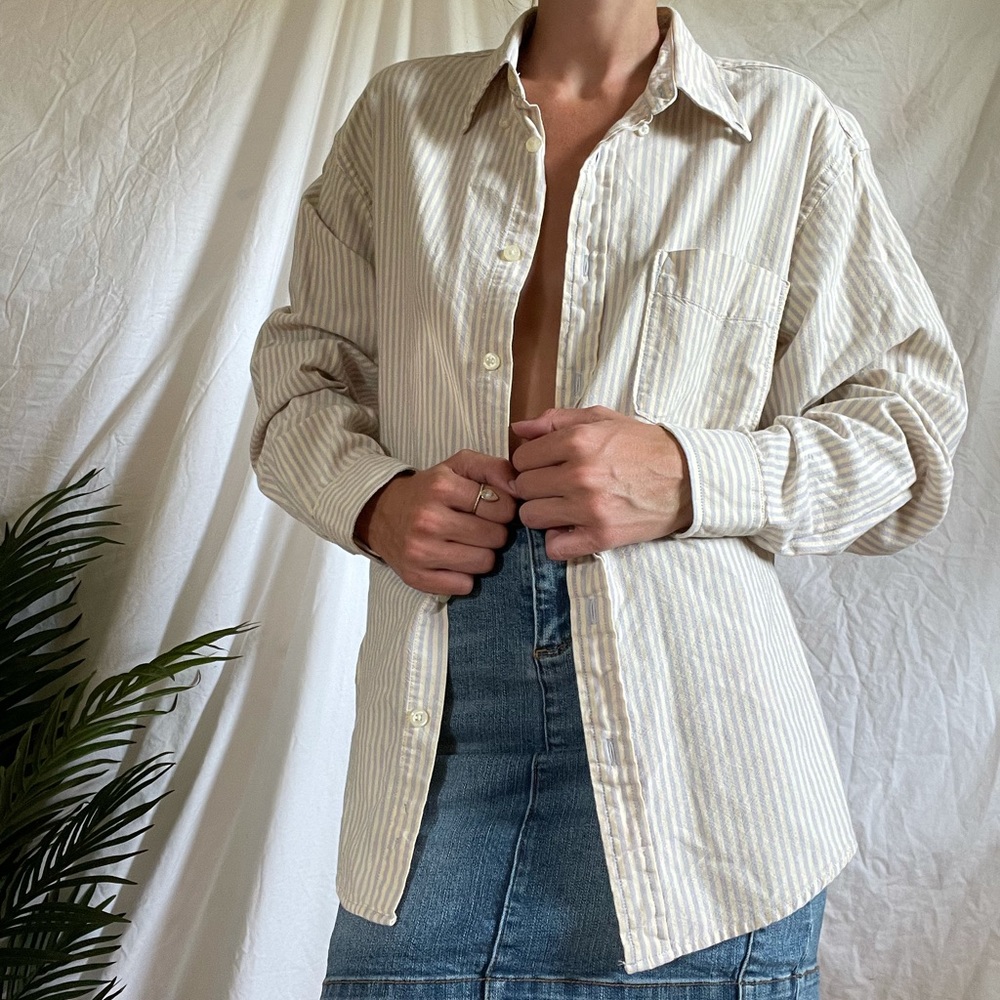 Vintage stripped button up